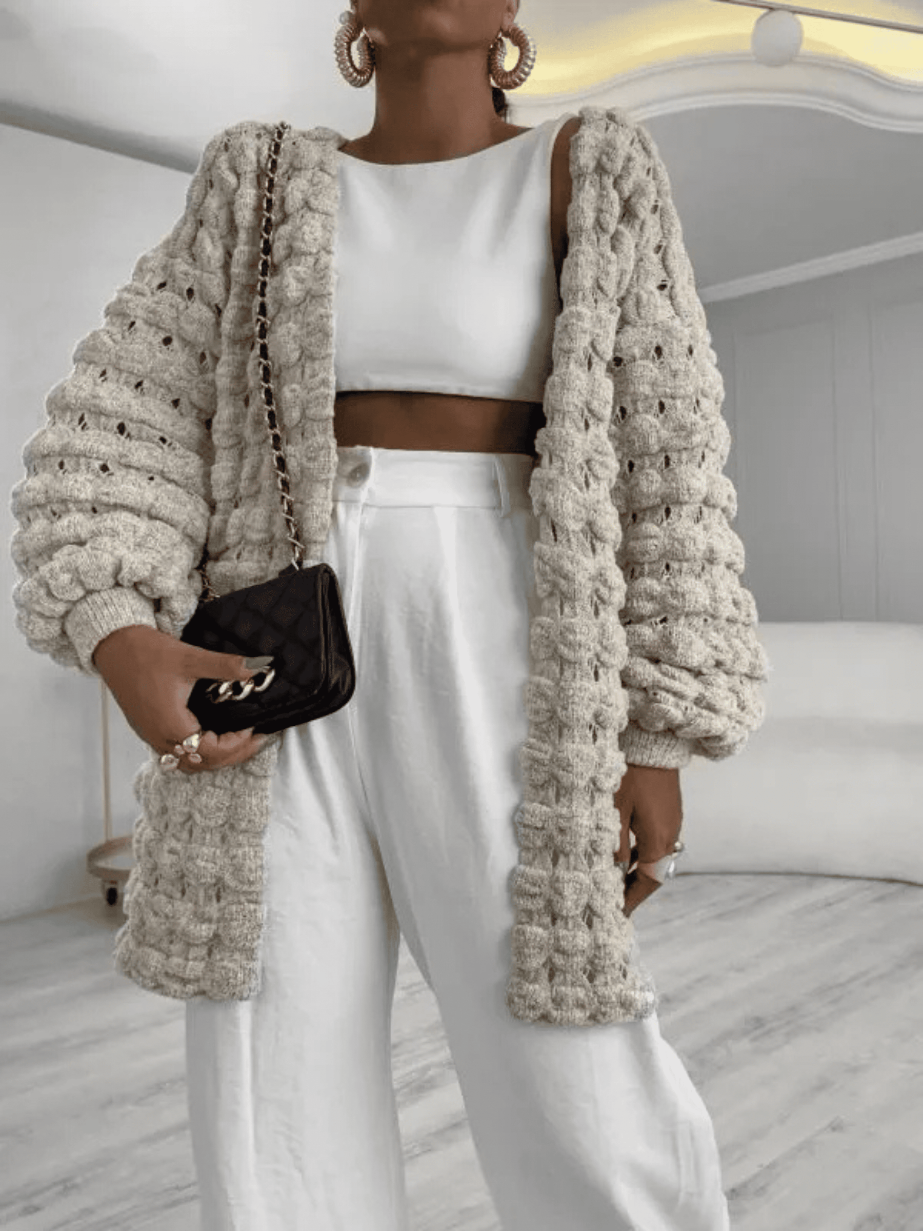 Casaco Feminino de Tricô Tiffany