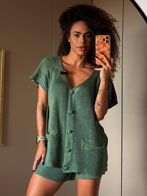 Conjunto de Tricô Romélia