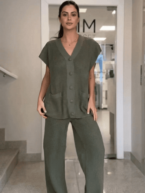 Conjunto de Tricô Thaysy