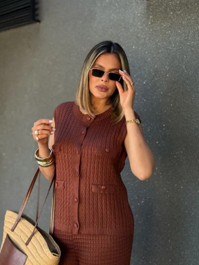 Conjunto de Tricô Mykonos