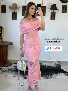 Vestido de Tricô Eslovênia