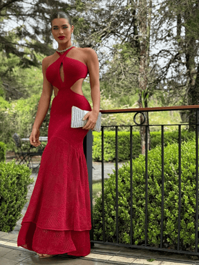 Vestido de Tricô Scarlett + Pelerine