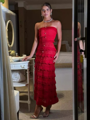 Vestido de Tricô Fiorella + Pelerine