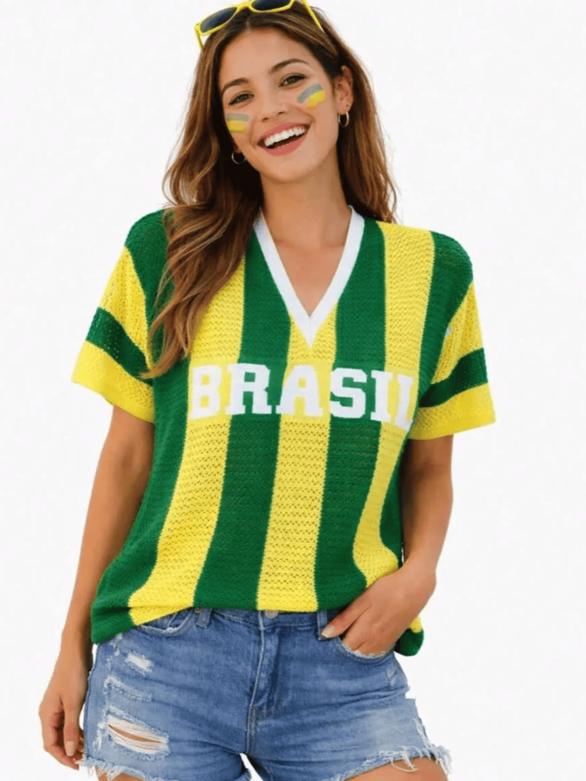 Blusa Feminina de Tricô do Brasil – Vibes Copa