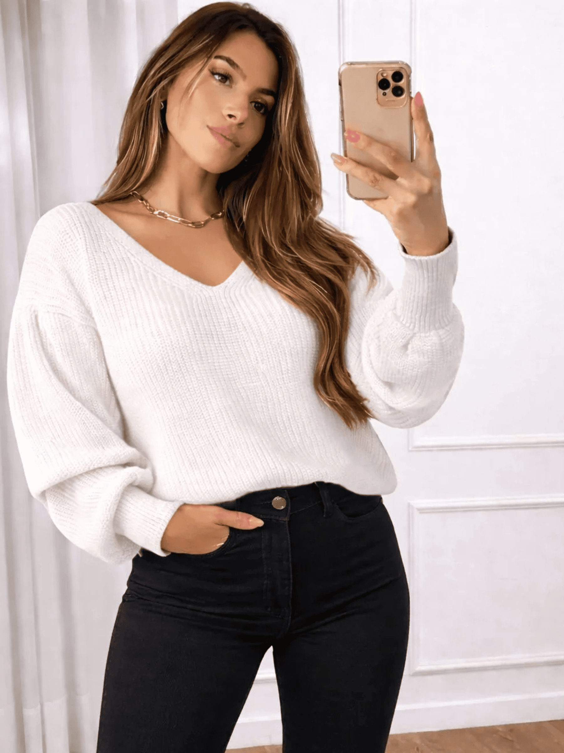 Blusa Feminina de Tricô Lyra