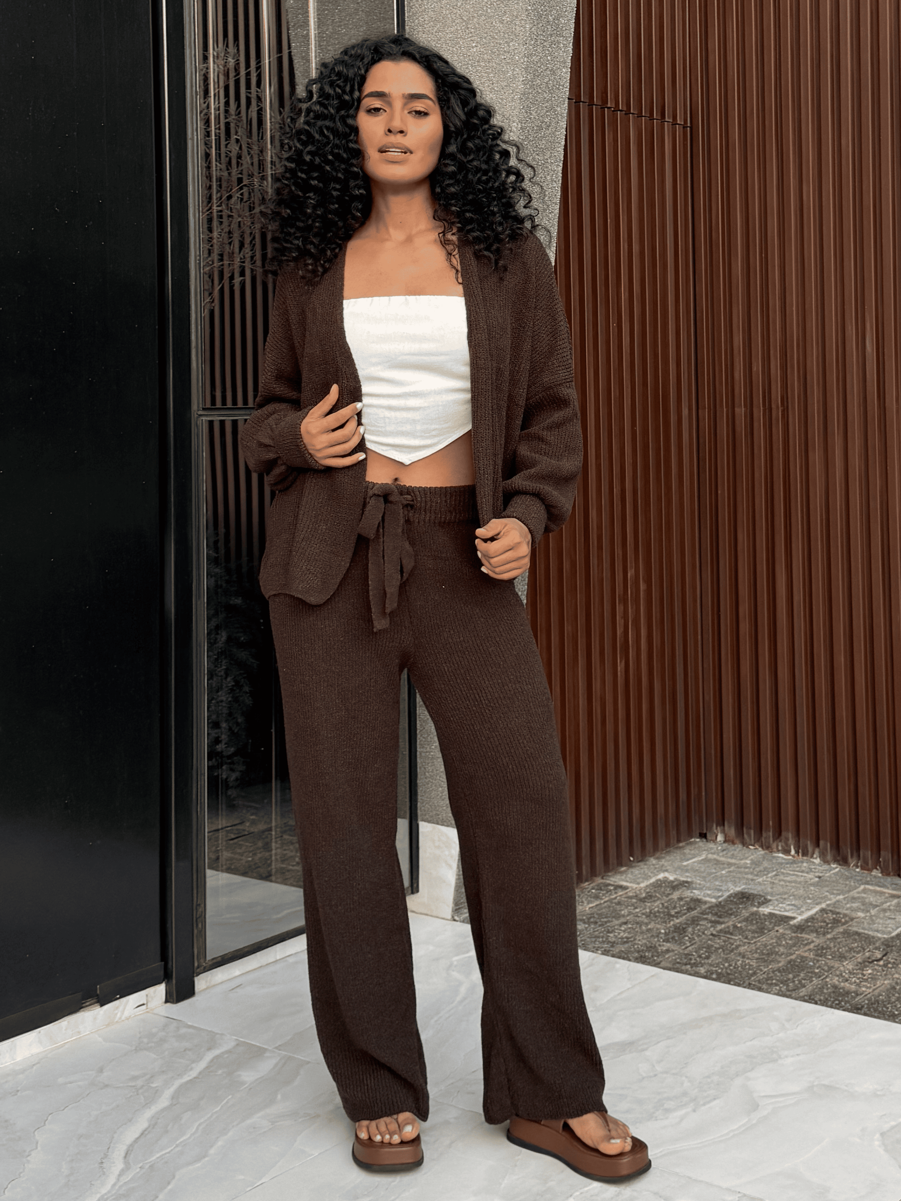 Conjunto de Tricô Margarida