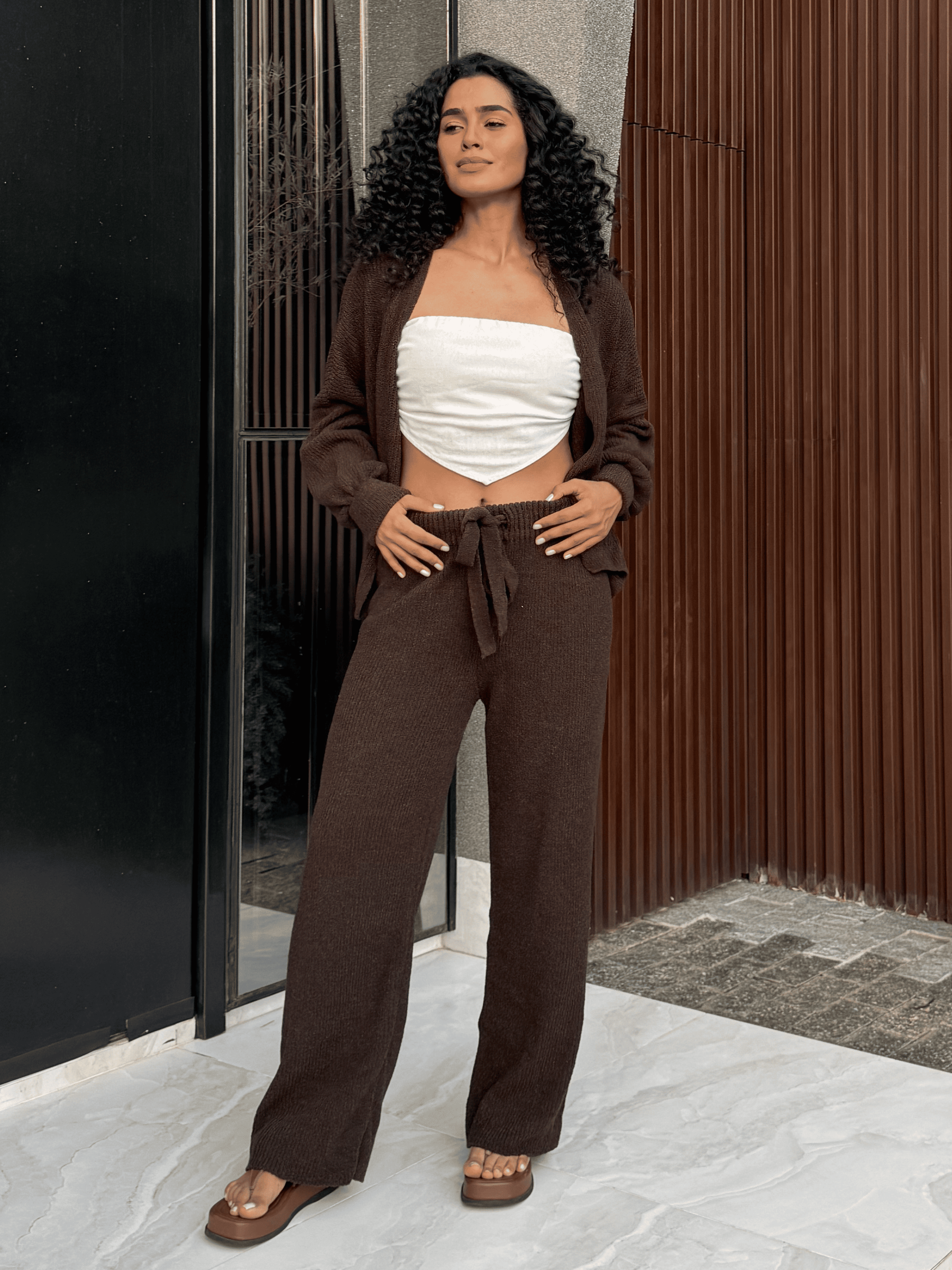 Conjunto de Tricô Margarida