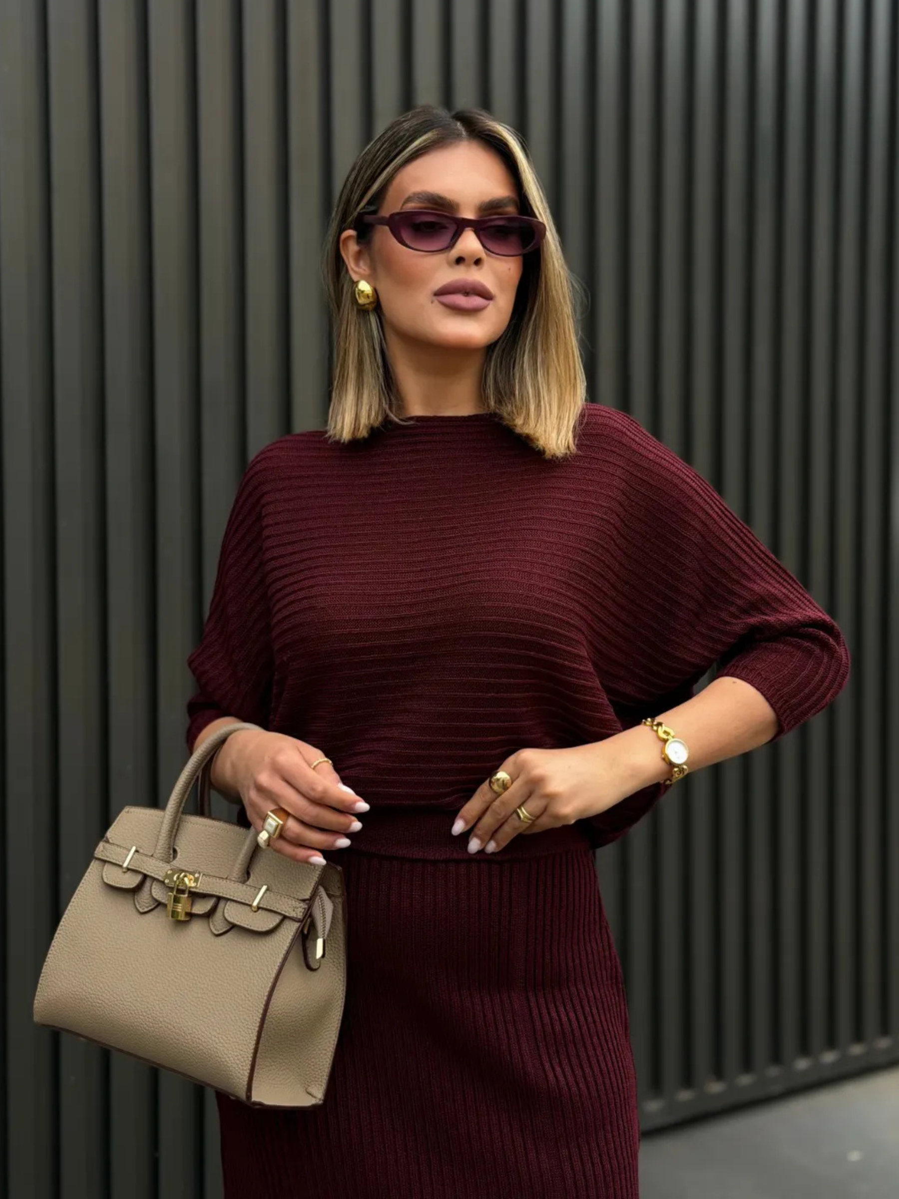 Conjunto de Tricô Gênova