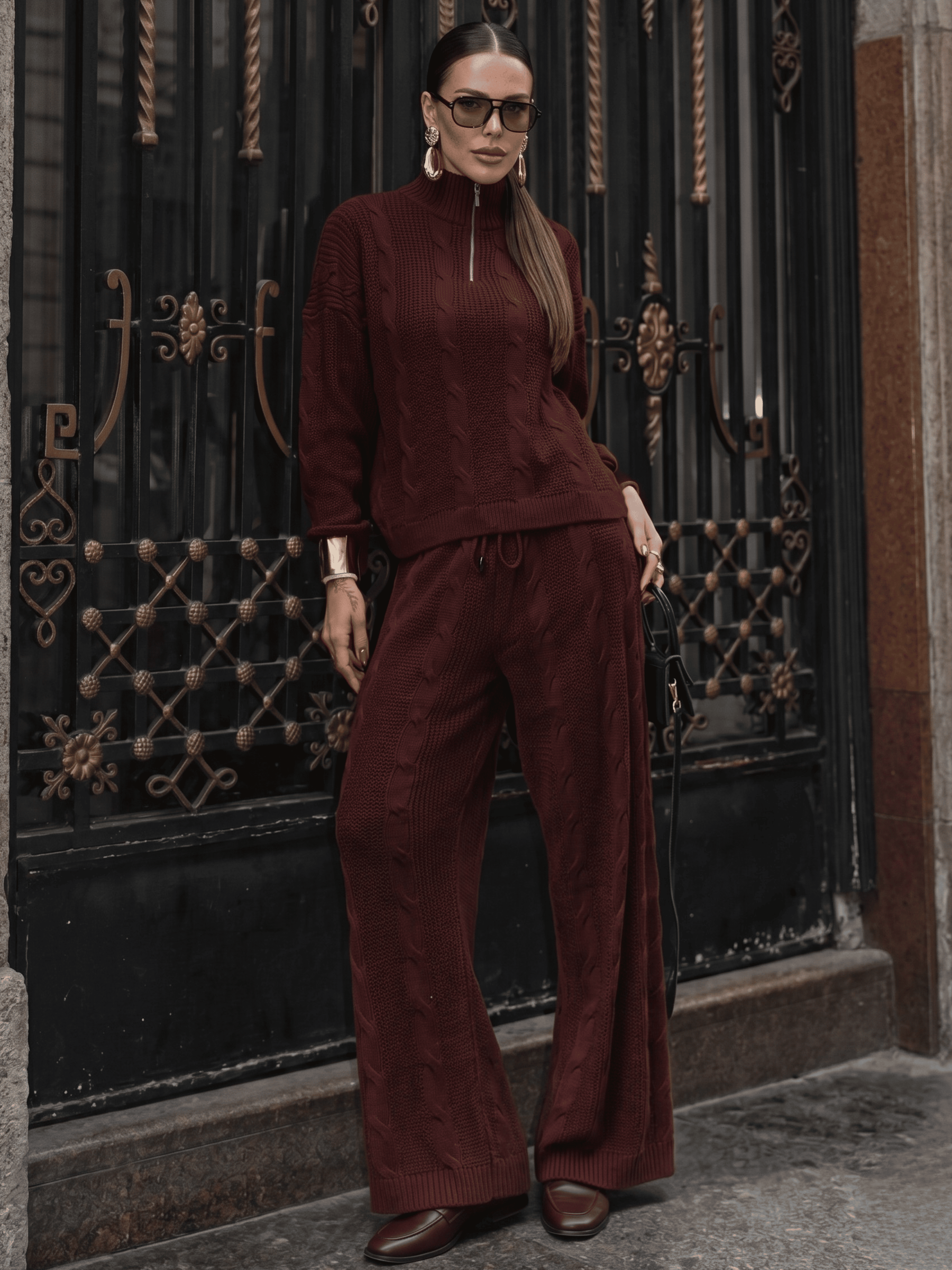 Conjunto de Tricô Londres